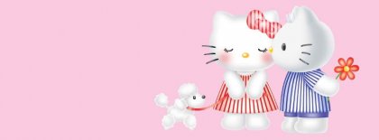 Hello Kitty Couple Facebook Covers